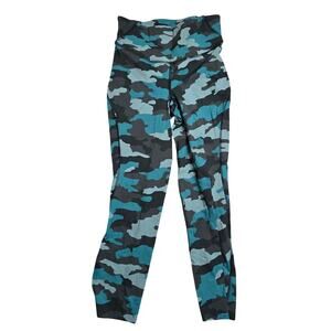 New LULULEMON Base Pace High-Rise HR Crop 23" Camouflage Running Pant Tight 6